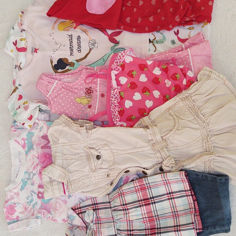 Lot girls 3T summer dresses, outfits & PJ's. Some NWOT in excellent condition. - Picture 1 of 16